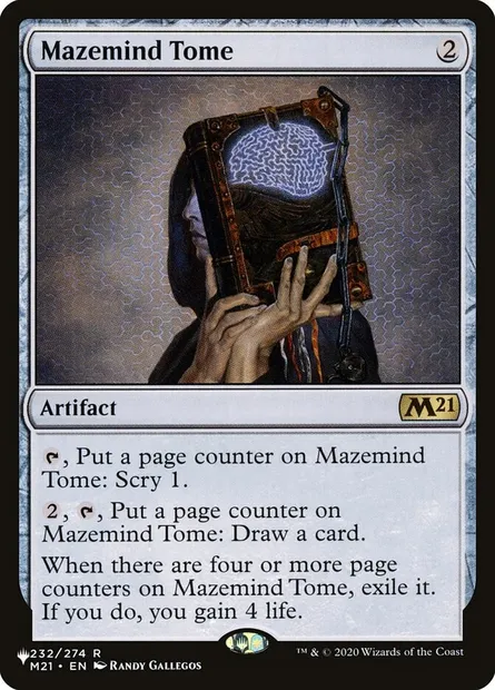 Mazemind Tome, Magic card PLST M21-232 — The List set