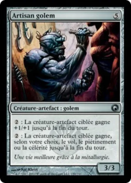 Artisan golem, carte Magic SOM 159 — extension Cicatrices de Mirrodin