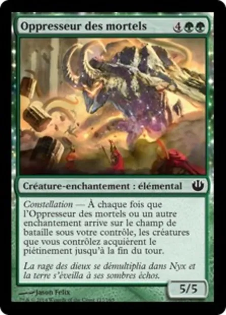 Oppresseur des mortels, carte Magic JOU 127 — extension Incursion dans Nyx