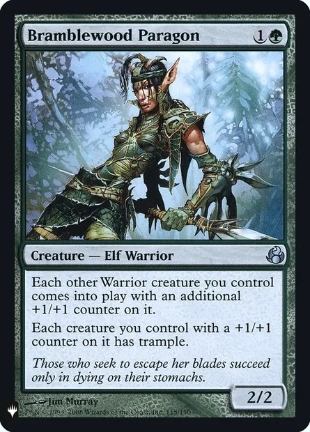 Bramblewood Paragon, Magic card PLST MOR-115 — The List set