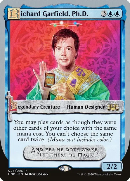 Richard Garfield, Ph.D., carte Magic UND 26 — extension Unsanctioned