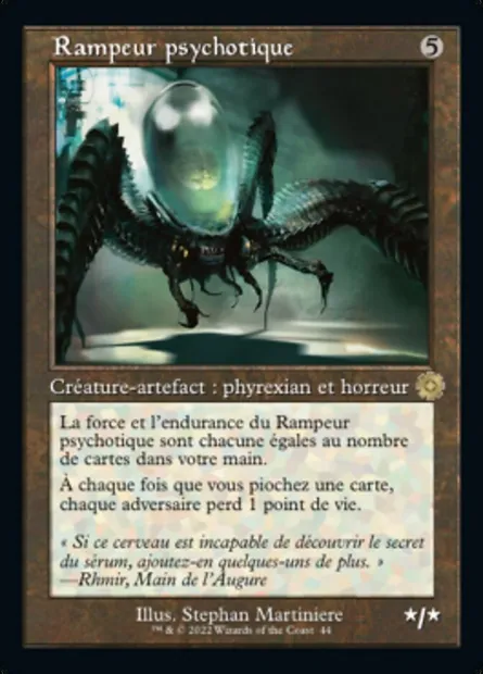 Rampeur psychotique, carte Magic BRR 44 — extension The Brothers' War Retro Artifacts
