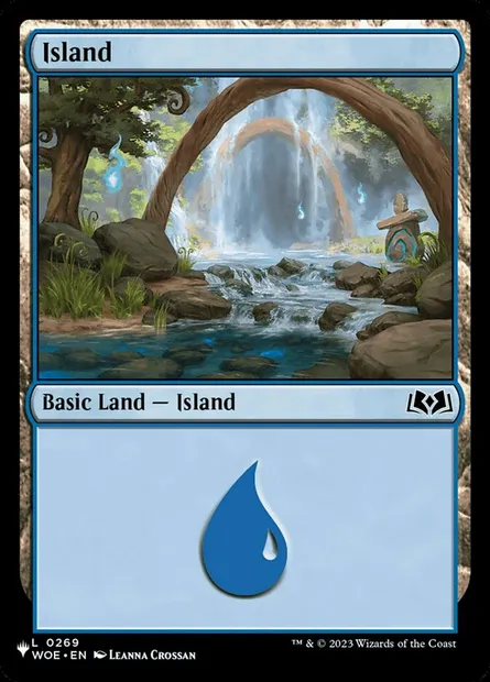Île, carte Magic PLST WOE-269 — extension The List