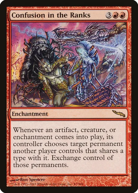 Confusion dans les rangs, carte Magic MRD 87 — extension Mirrodin