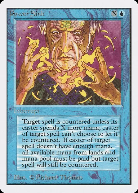 Power Sink, Magic card 2ED 73 — Unlimited Edition set