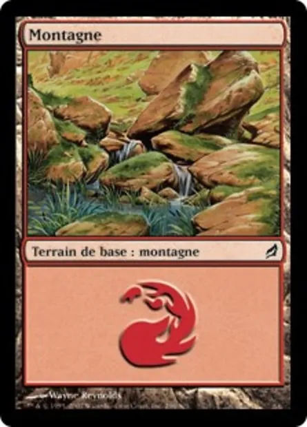 Montagne, carte Magic LRW 296 — extension Lorwyn