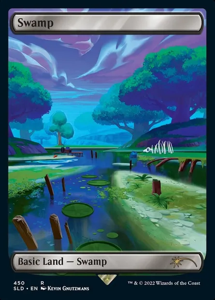 Swamp, Magic card SLD 450 — Secret Lair Drop set