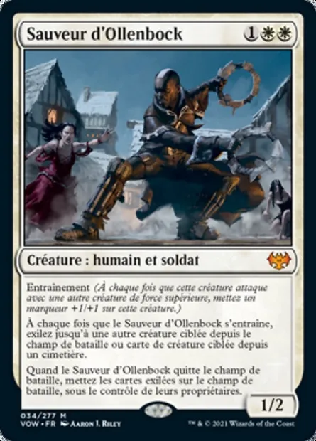 Sauveur d'Ollenbock, carte Magic VOW 34 — extension Innistrad : noce écarlate