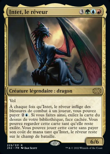 Intet, le rêveur, carte Magic 2X2 229 — extension Double Masters 2022