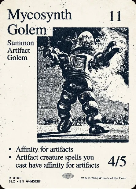Mycosynth Golem, Magic card SLZ 108 — The Zeta Set set