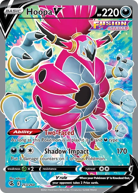 Hoopa V, Pokémon card FST 253 — Fusion Strike set