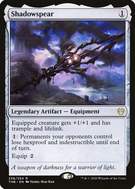 Shadowspear, Magic card THB 236 — Theros Beyond Death set
