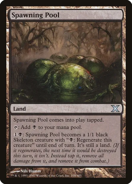 Spawning Pool, Magic card 10E 358 — Tenth Edition set