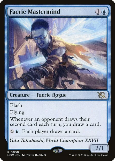 Faerie Mastermind, Magic card MOM 58 — March of the Machine set
