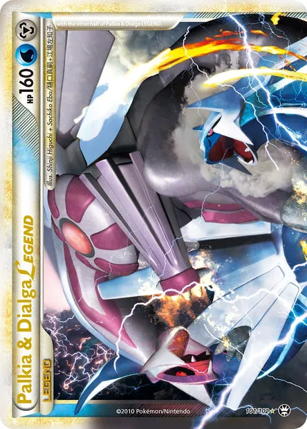 Palkia & Dialga LEGEND, Pokémon card TM 101 — Triumphant set