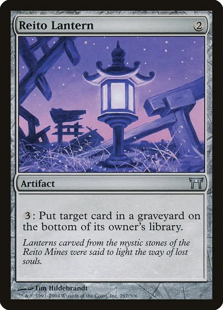 Reito Lantern, Magic card CHK 267 — Champions of Kamigawa set