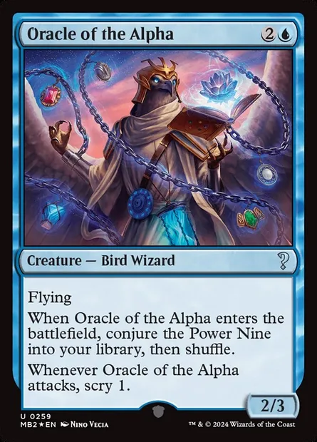 Oracle of the Alpha, Magic card MB2 259 — Mystery Booster 2 set