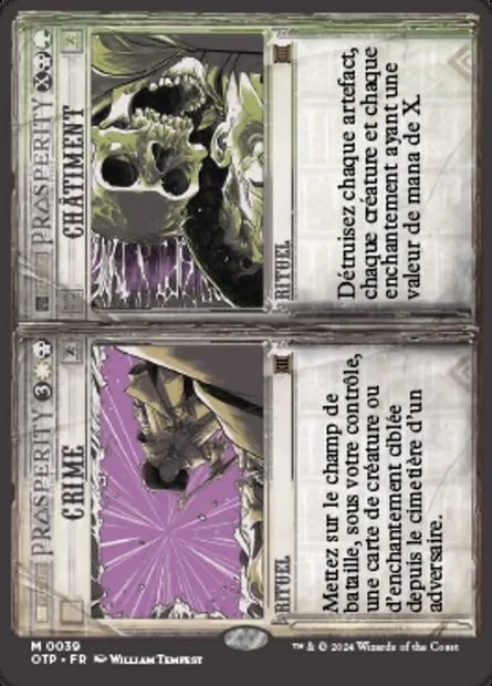 Crime // Punishment // Crime // Punishment, carte Magic OTP 39 — extension Breaking News