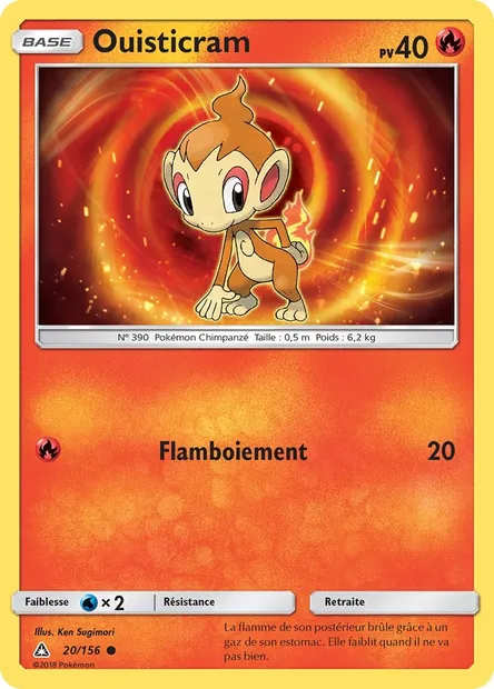 Ouisticram, carte Pokémon UPR 20 — extension Ultra-Prisme