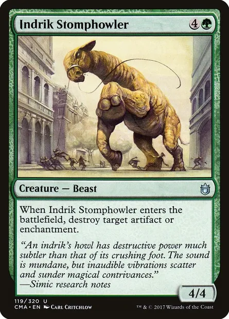 Indrik Stomphowler, Magic card CMA 119 — Commander Anthology set