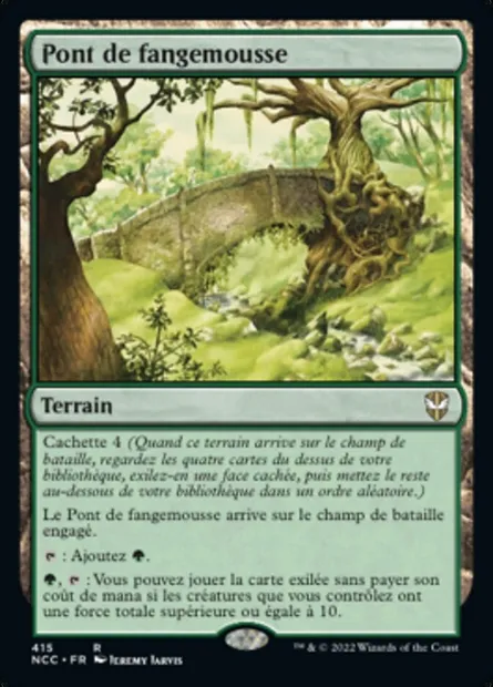 Pont de fangemousse, carte Magic NCC 415 — extension New Capenna Commander