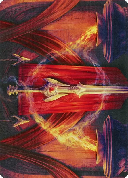 Ramosian Greatsword // Ramosian Greatsword, Magic card AMOM 37 — March of the Machine Art Series set