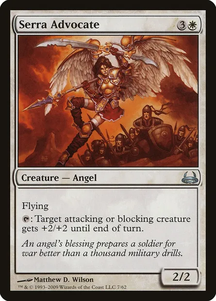 Serra Advocate, Magic card DDC 7 — Duel Decks: Divine vs. Demonic set