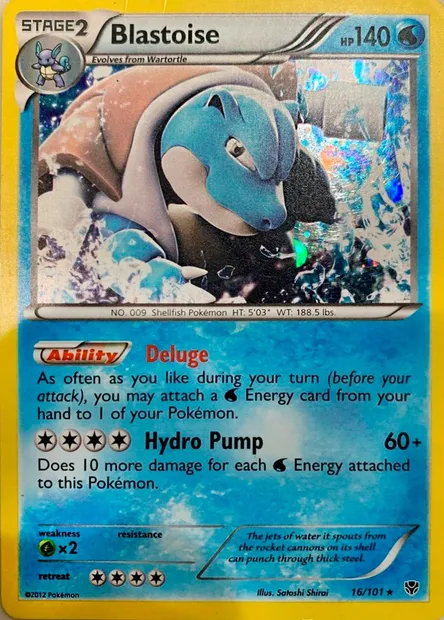 Blastoise, Pokémon card TDX 016-5 — Theme Deck & Blisters Exclusives set