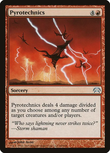 Pyrotechnie, carte Magic HOP 60 — extension Planechase