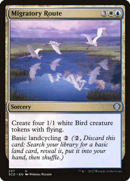 Migratory Route, Magic card SCD 237 — Starter Commander Decks set