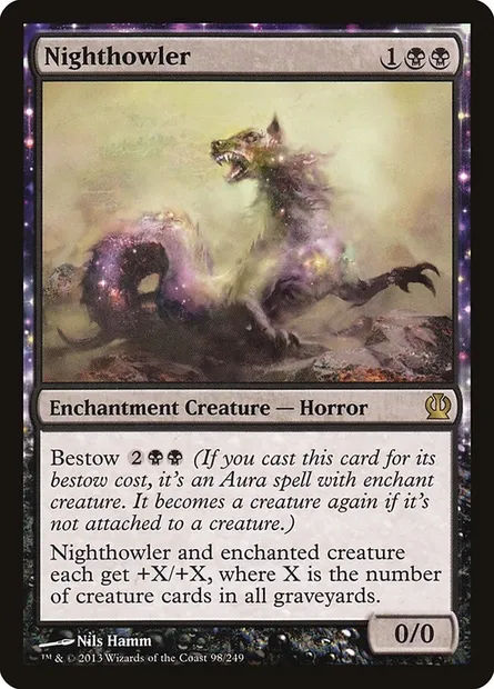 Nighthowler, Magic card THS 98 — Theros set