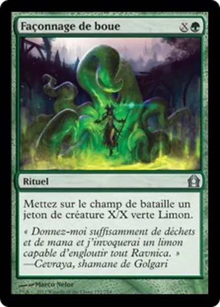 Façonnage de boue, carte Magic RTR 135 — extension Retour à Ravnica