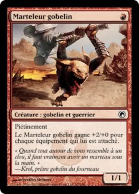 Marteleur gobelin, carte Magic SOM 92 — extension Cicatrices de Mirrodin