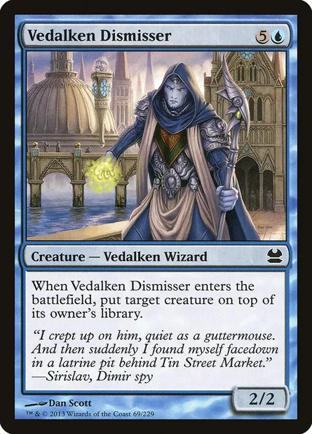 Vedalken Dismisser, Magic card MMA 69 — Modern Masters set
