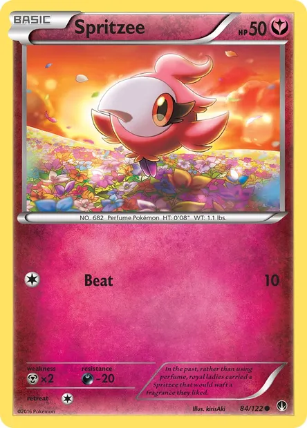 Spritzee, Pokémon card BKP 84 — BREAKpoint set