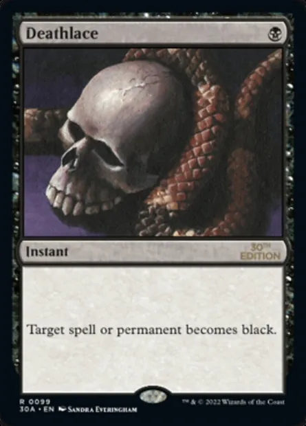 Deathlace, Magic card 30A 99 — 30th Anniversary Edition set