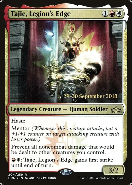 Tajic, Legion's Edge, Magic card PGRN 204s — Guilds of Ravnica Promos set