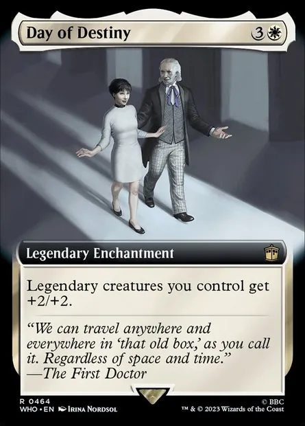 Jour de la Destinée, carte Magic WHO 464 — extension Doctor Who