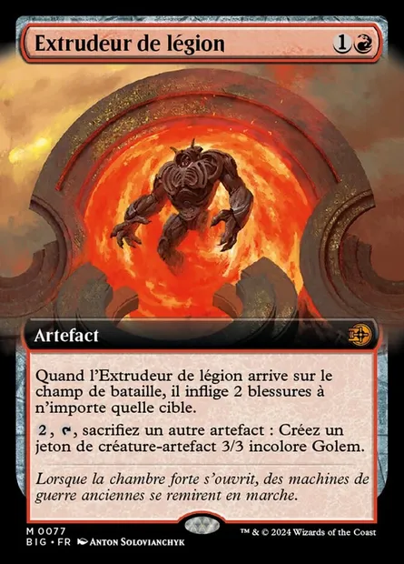 Extrudeur de légion, carte Magic BIG 77 — extension The Big Score