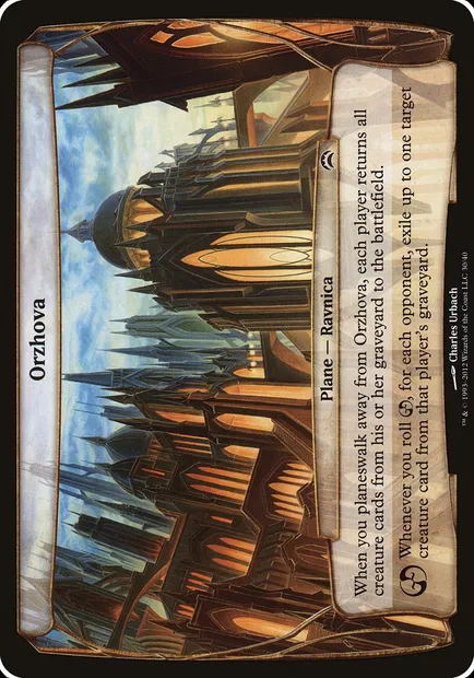 Orzhova, Magic card OPC2 30 — Planechase 2012 Planes set