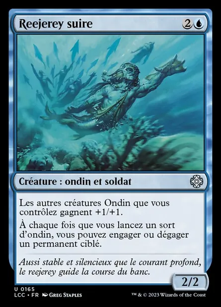 Reejerey suire, carte Magic LCC 165 — extension The Lost Caverns of Ixalan Commander
