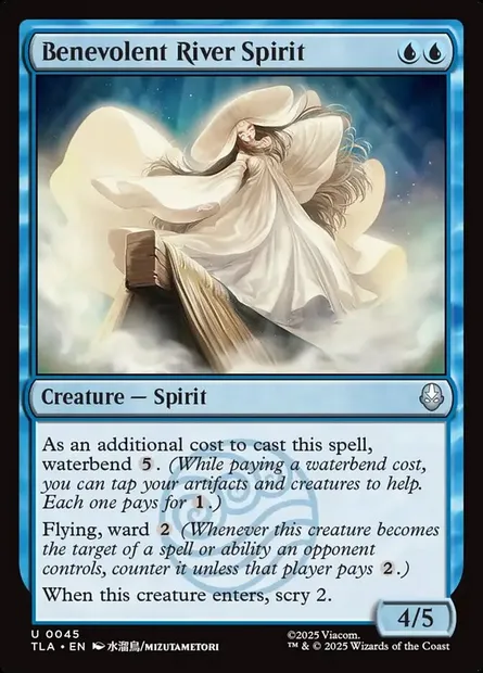 Benevolent River Spirit, Magic card TLA 45 — Avatar: The Last Airbender set