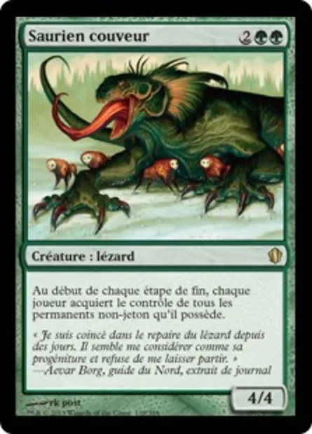 Saurien couveur, carte Magic C13 138 — extension Commander 2013