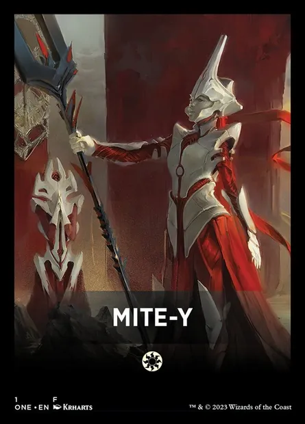 Mite-y, Magic card FONE 1 — Phyrexia: All Will Be One Jumpstart Front Cards set
