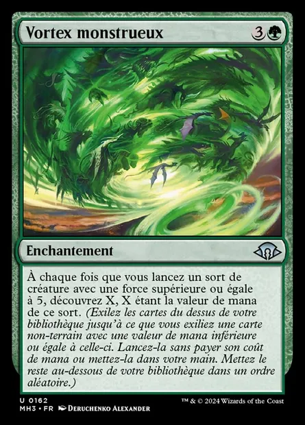 Vortex monstrueux, carte Magic MH3 162 — extension Modern Horizons 3