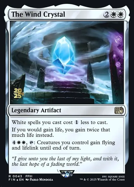 The Wind Crystal, Magic card PFIN 43s — Final Fantasy Promos set