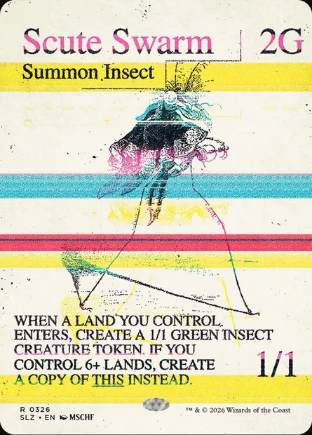 Scute Swarm, Magic card SLZ 326 — The Zeta Set set