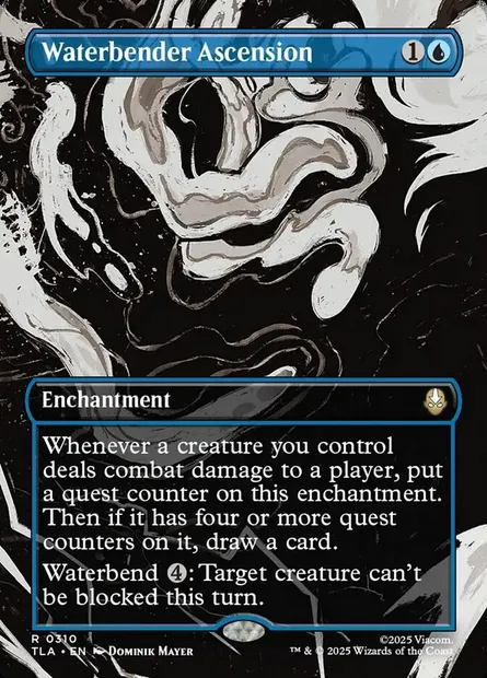 Waterbender Ascension, Magic card TLA 310 — Avatar: The Last Airbender set