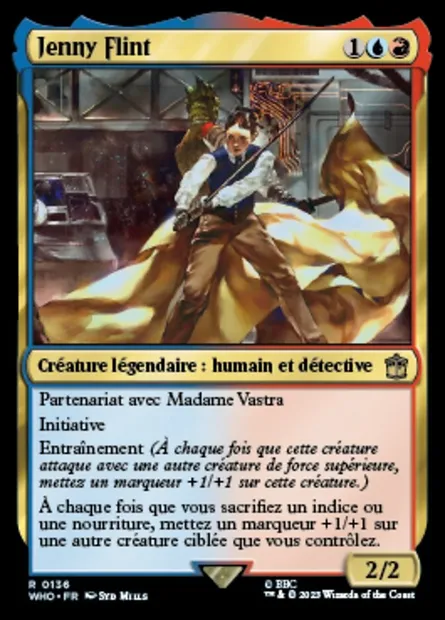Jenny Flint, carte Magic WHO 136 — extension Doctor Who