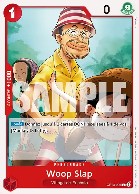 Woop Slap, carte One Piece OP13-006 — extension SUCCESSEURS